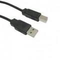 USB 2.0 A - B Black Lead 1.8MTR