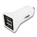 APPROX Double USB Car Charger 3.1A White - APPUSBCAR31W