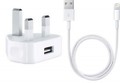 Apple Lightning Charge Kit  (Cable + UK mains plug)
